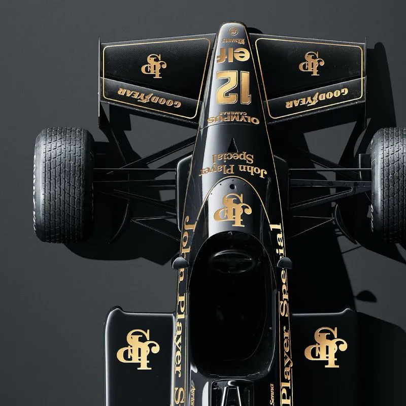 70179-155_4-Poster-LOTUS-97T-STUNNING-BLACK-ESTORIL-1985---COLLECTOR-S-EDITION---Ayrton-Senna