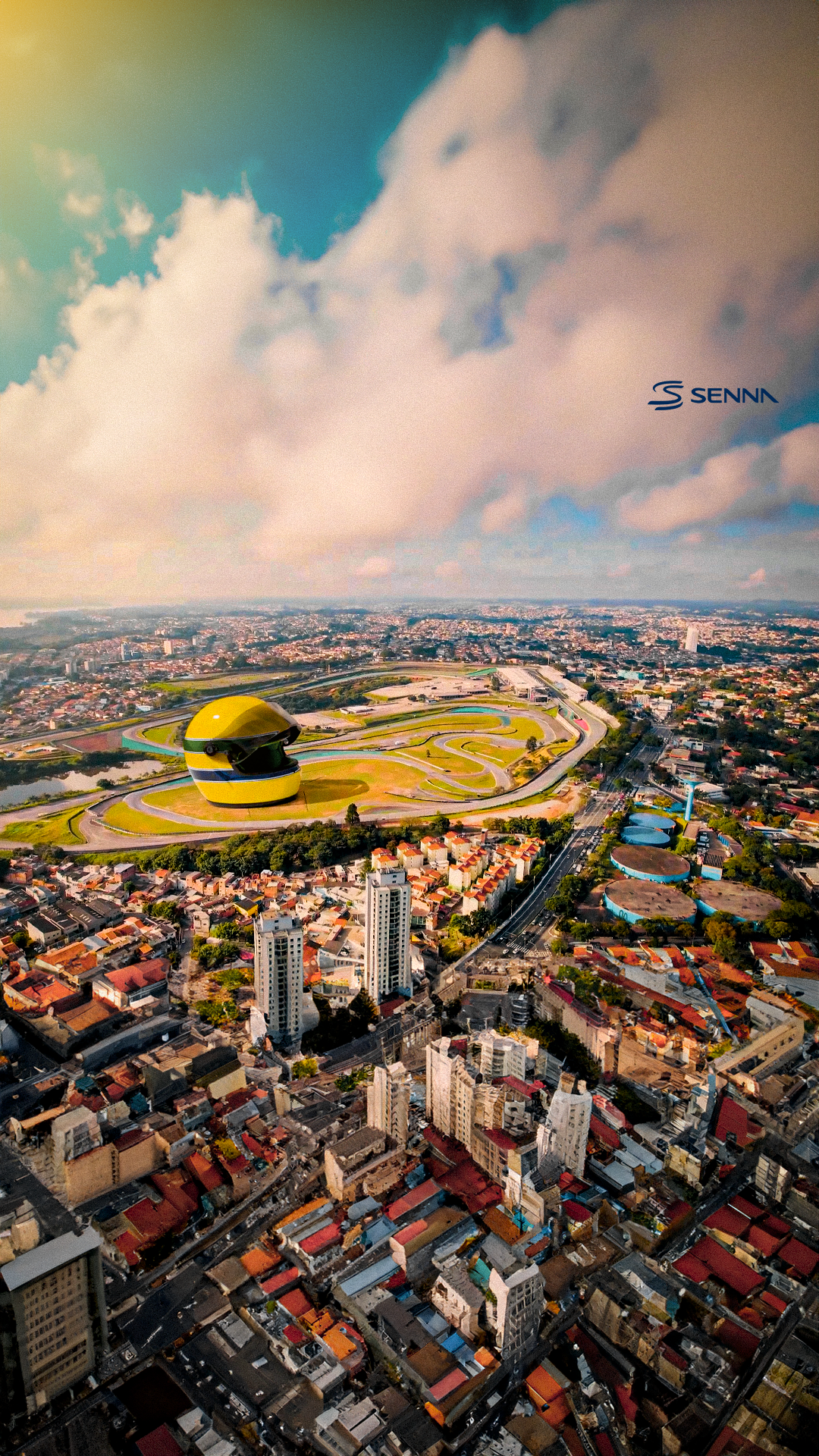 Capacete gigante em Interlagos é resultado de ação de FOOH
