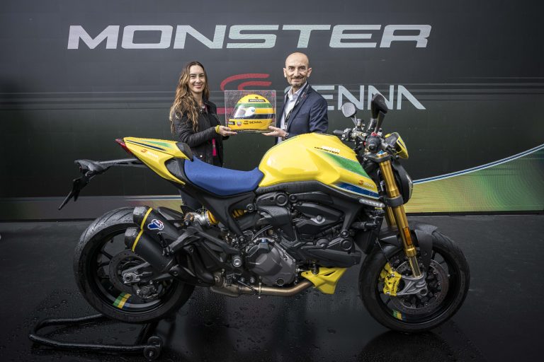 Ducati Pays Homage To Ayrton Senna With A Collectors Limited Edition Monster Ayrton Senna